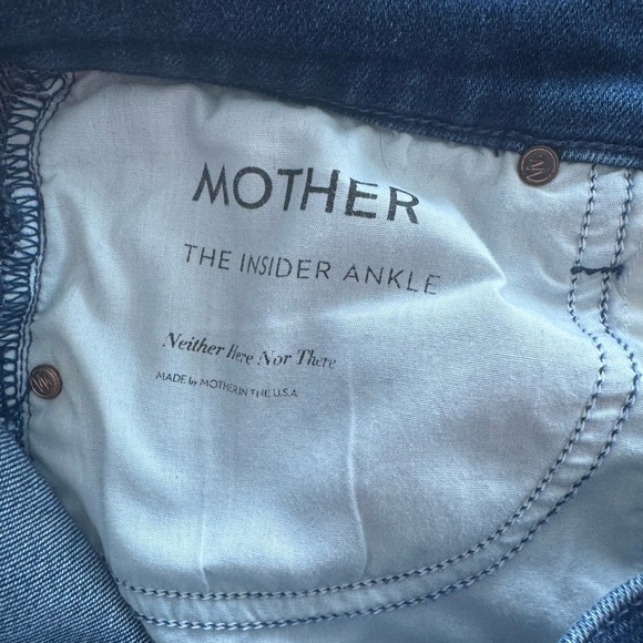 Mother The Insider Ankle Neither Here Nor There Size 29 distressed hem - Picture 7 of 9